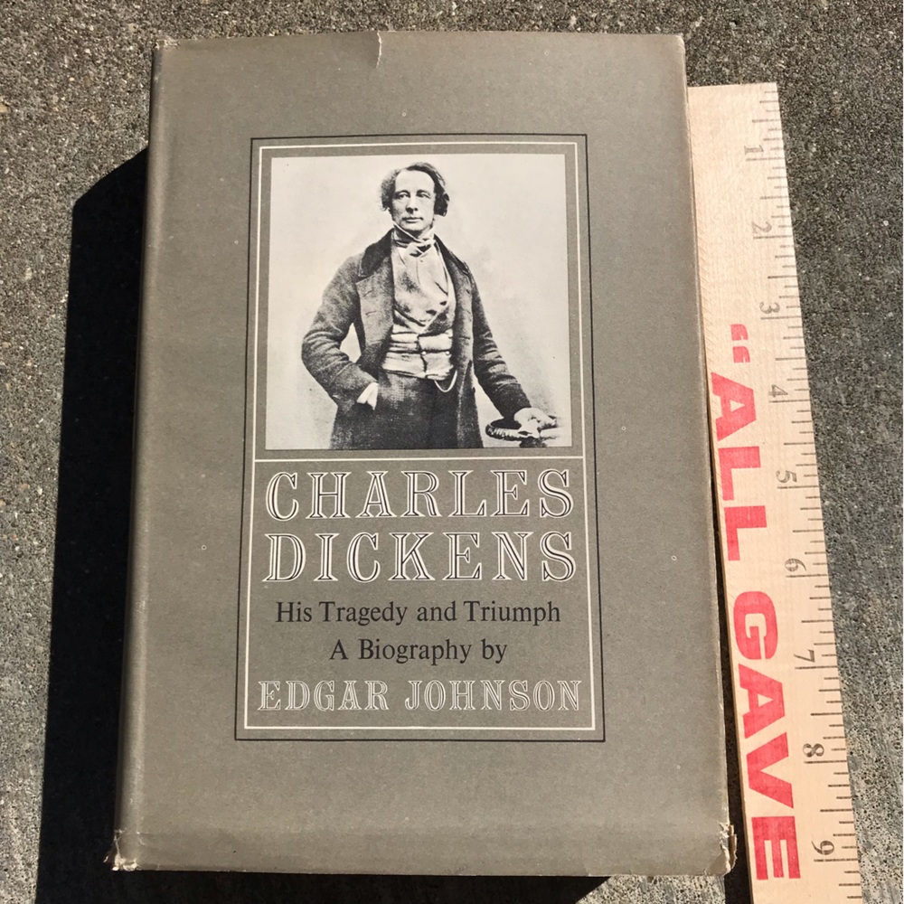 Vintage book. “Charles Dickins” a biography volume two by Edgar Johnson